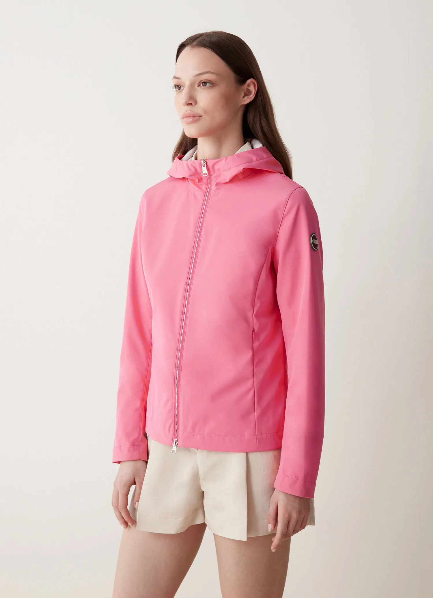 Softshell hooded jacket-