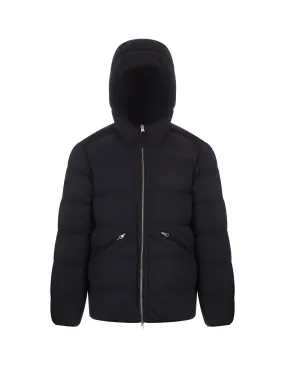 STONE ISLAND Navy BLue Blouson In SEAMLESS TUNNEL NYLON DOWN -TC