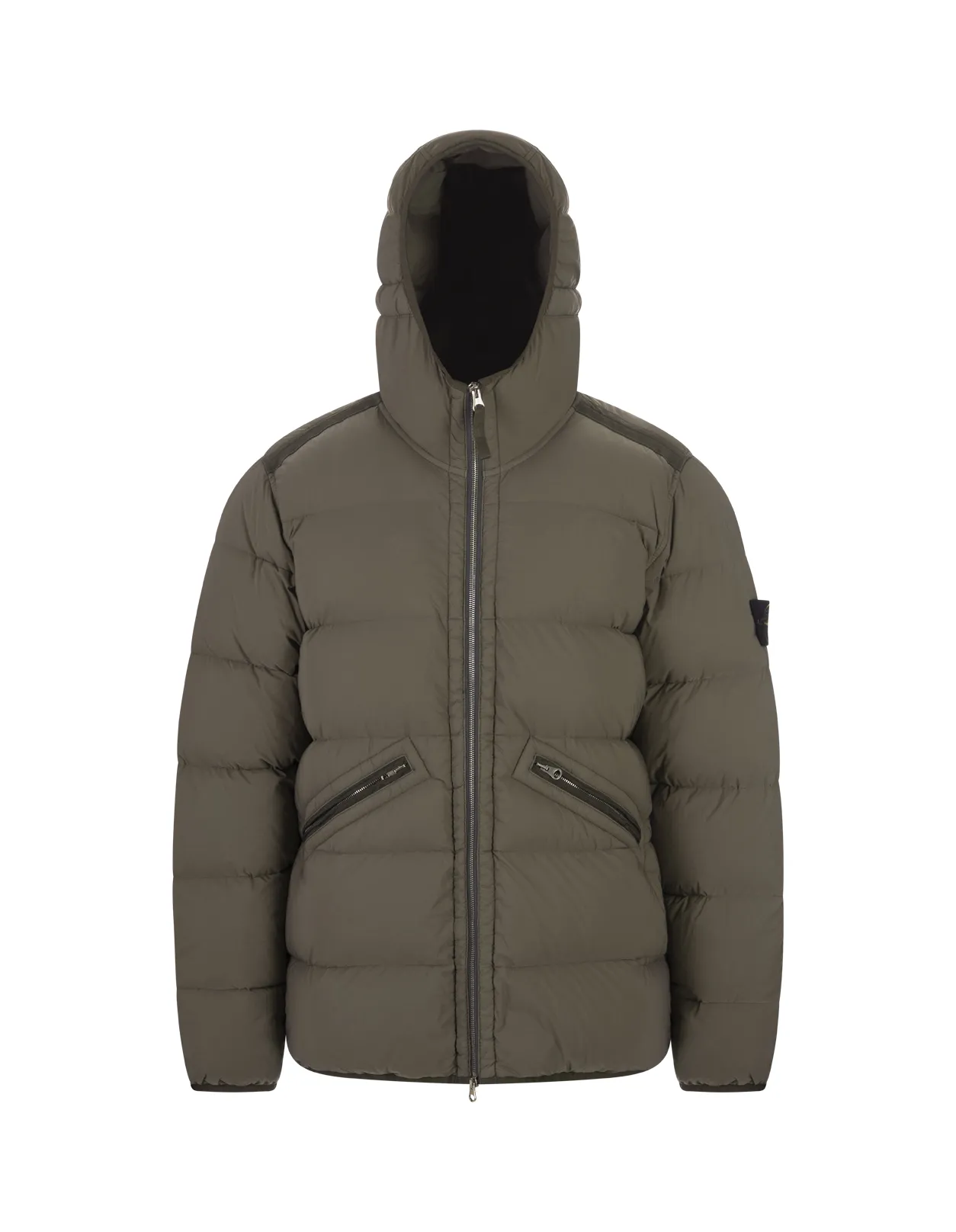 STONE ISLAND Walnut Blouson In SEAMLESS TUNNEL NYLON DOWN -TC