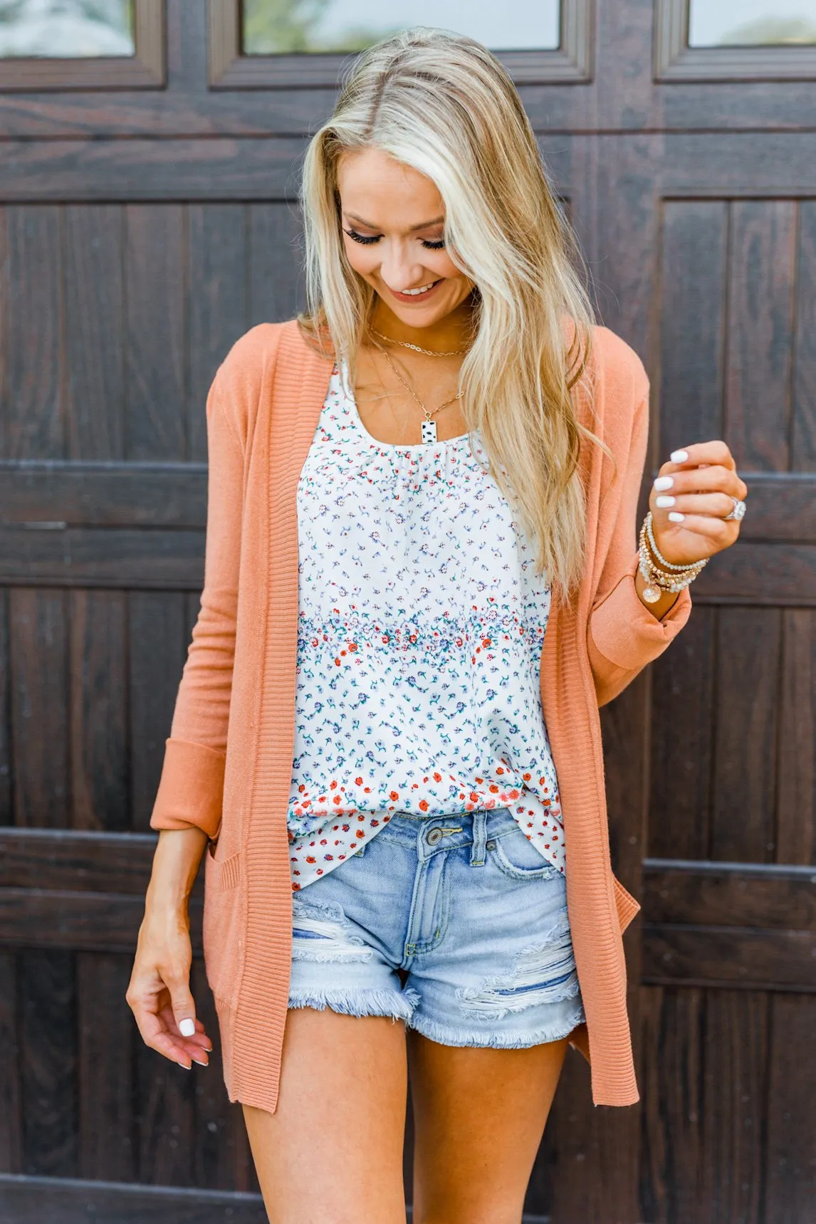 Strive For The Best Floral Tank Top- Ivory