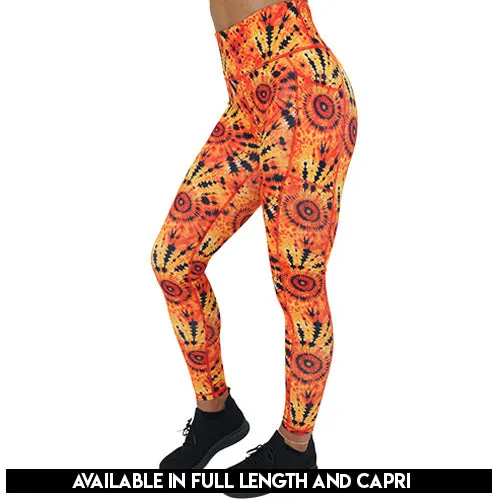 Sunset Tie Dye Leggings