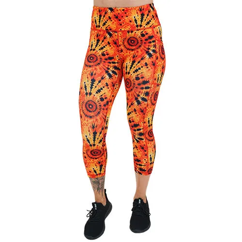 Sunset Tie Dye Leggings