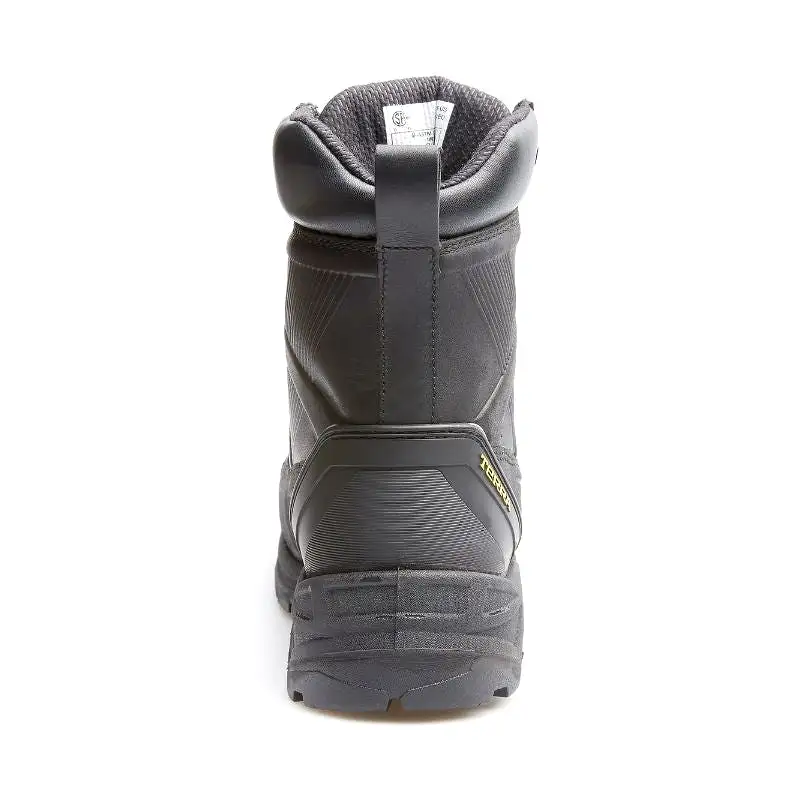 Terra VRTX Expedition Men's 8 Composite Toe Work Boot w/ Vibram Arctic Grip TR0A4NQMBLK