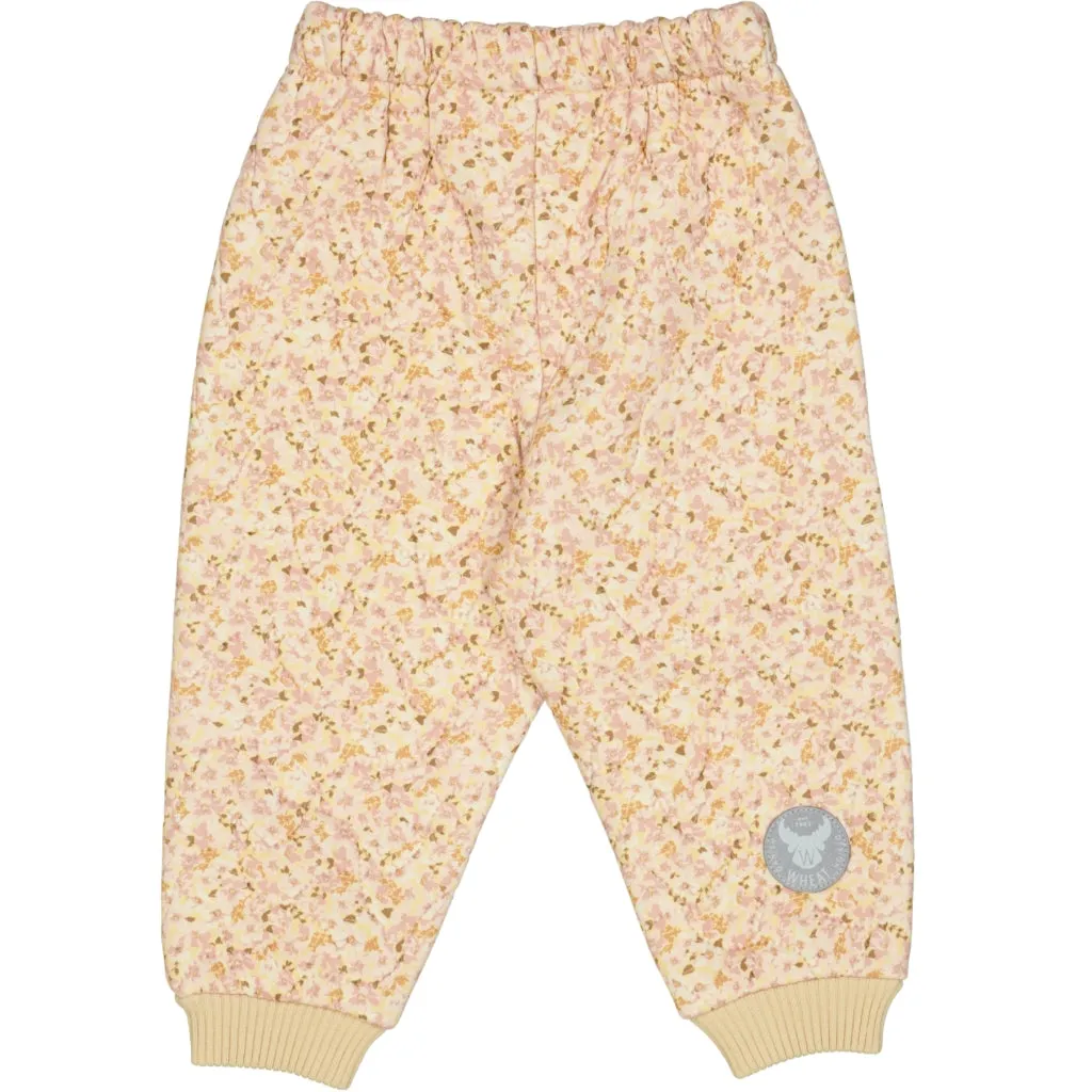 Thermo Pants Alex LTD - soft beige flowers