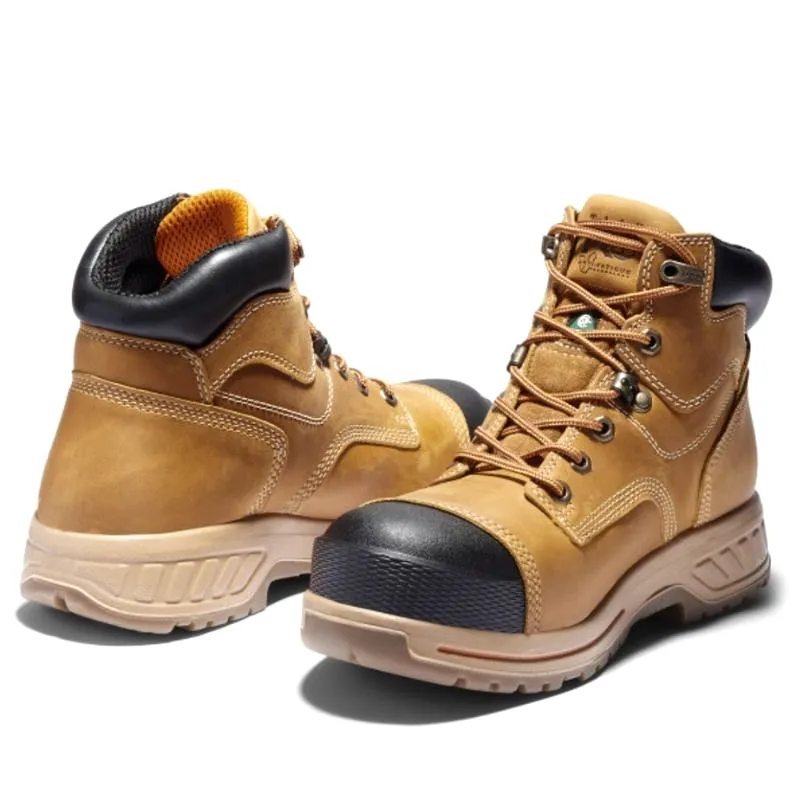 Timberland PRO Endurance HD Men's 6 Waterproof Composite Toe Work Boot A1Q6S - Tan