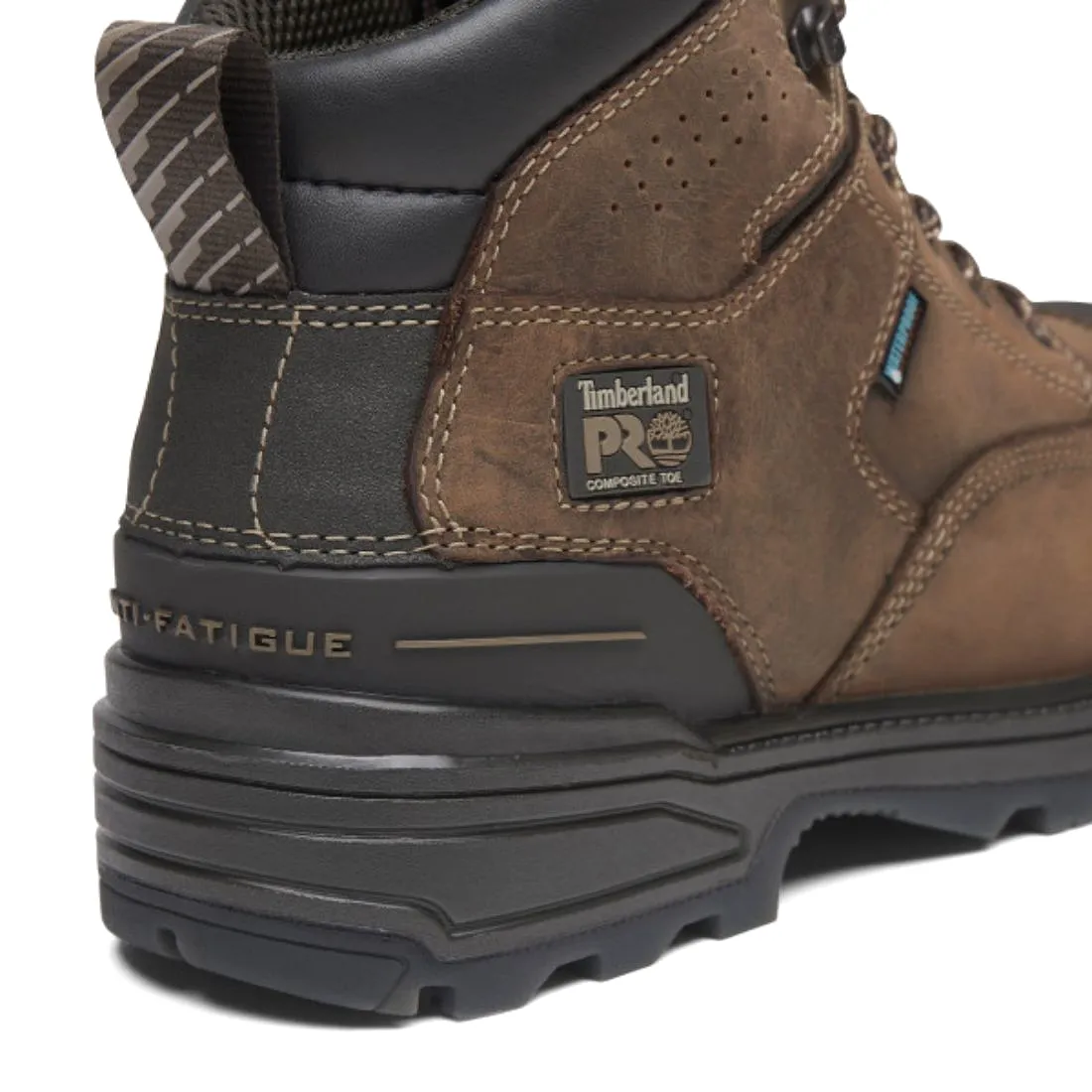 Timberland PRO Magnitude Men's 6 Waterproof Composite Toe Work Boot TB0A61UF214 - Brown