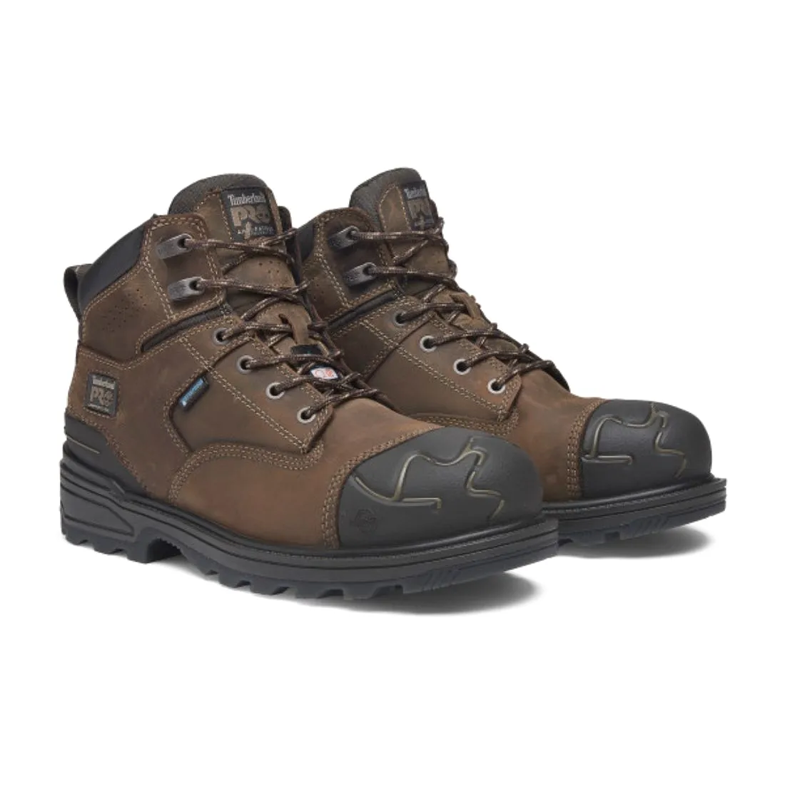 Timberland PRO Magnitude Men's 6 Waterproof Composite Toe Work Boot TB0A61UF214 - Brown