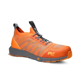 Timberland PRO Radius Knit TB0A2NF1827 Men's Athletic Composite Toe Work Shoe - ORANGE