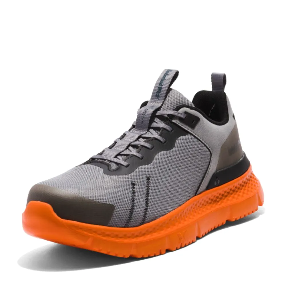 Timberland PRO Setra TB0A5SP3065 Men's Athletic Composite Toe Work Shoe - Grey/Orange