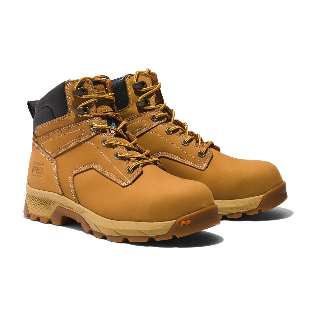 Timberland PRO Titan EV Men's 6 Waterproof Composite Toe Work Boot TB0A5X5B231 - Wheat