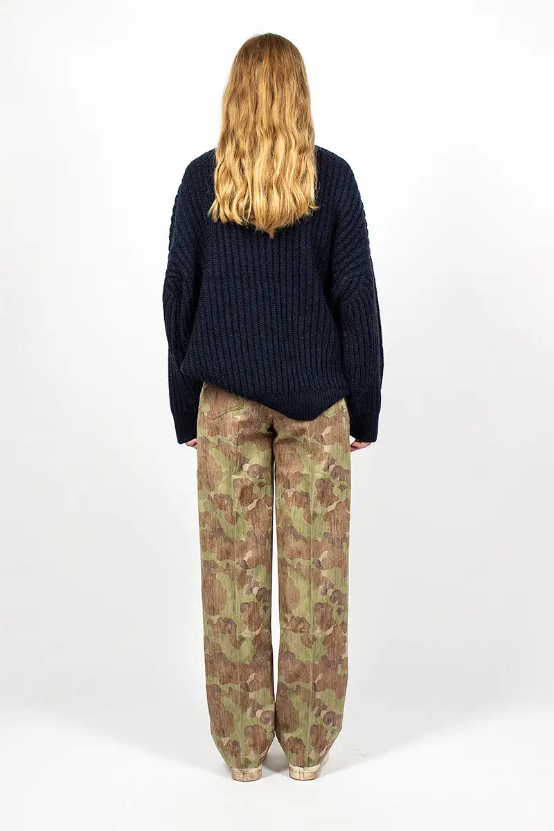 Trade Wind Herringbone Pant Camo