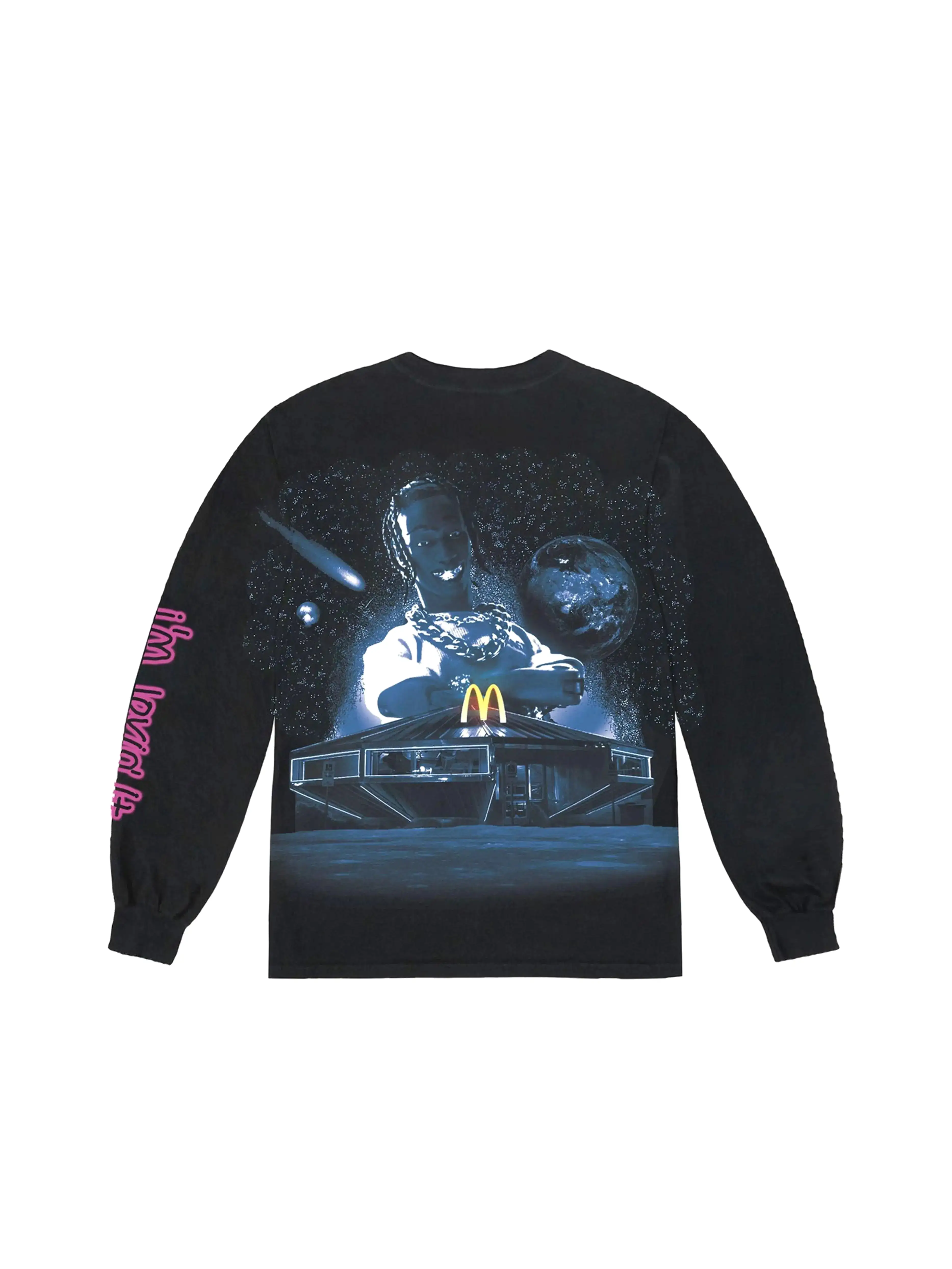 Travis Scott Action Figure Space Long Sleeve Black