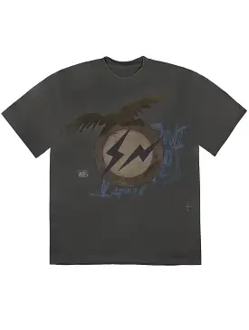 Travis Scott Cactus Jack For Fragment Create Tee Washed Black