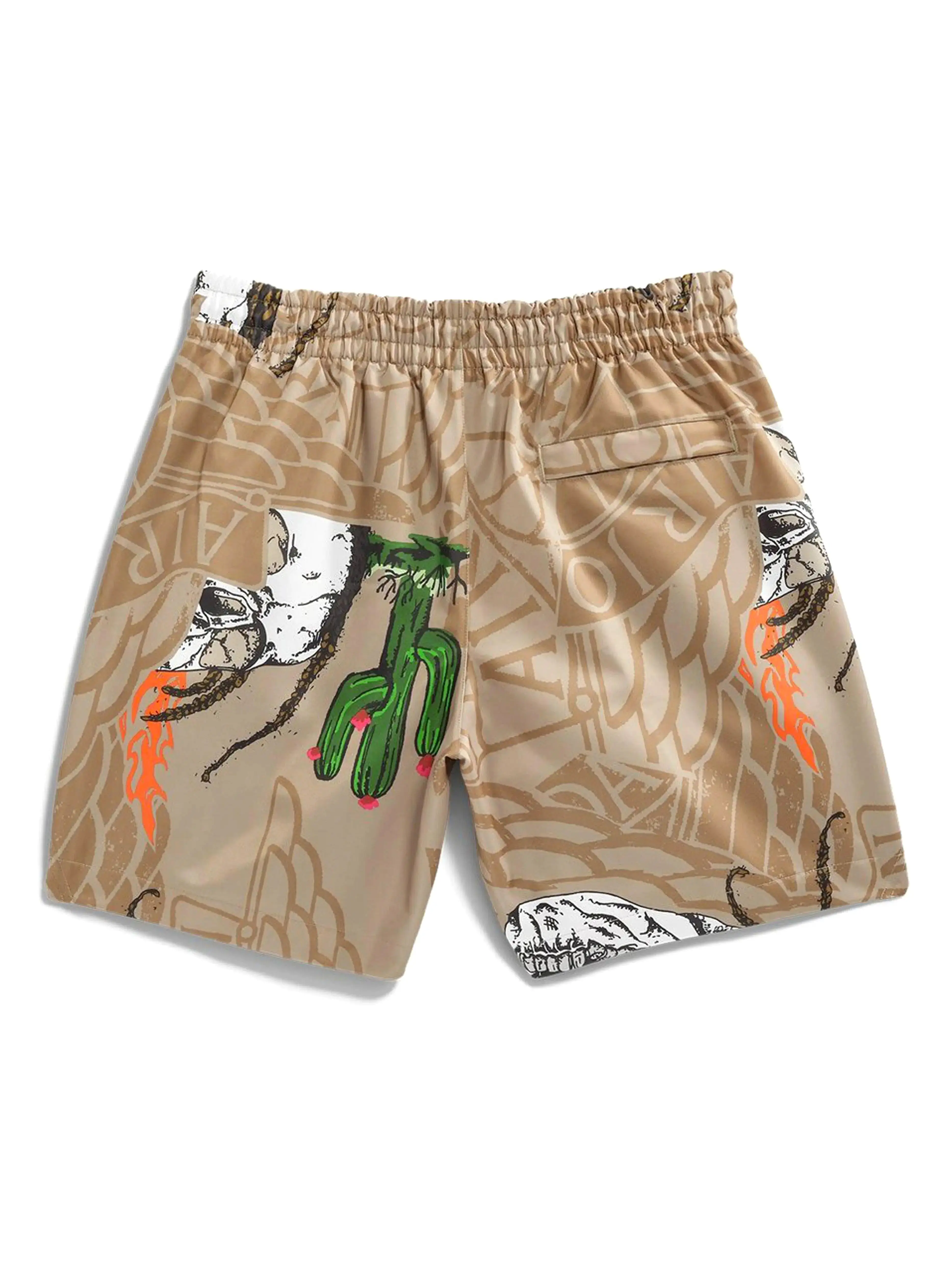 Travis Scott Cactus Jack x Jordan Pool Short Khaki