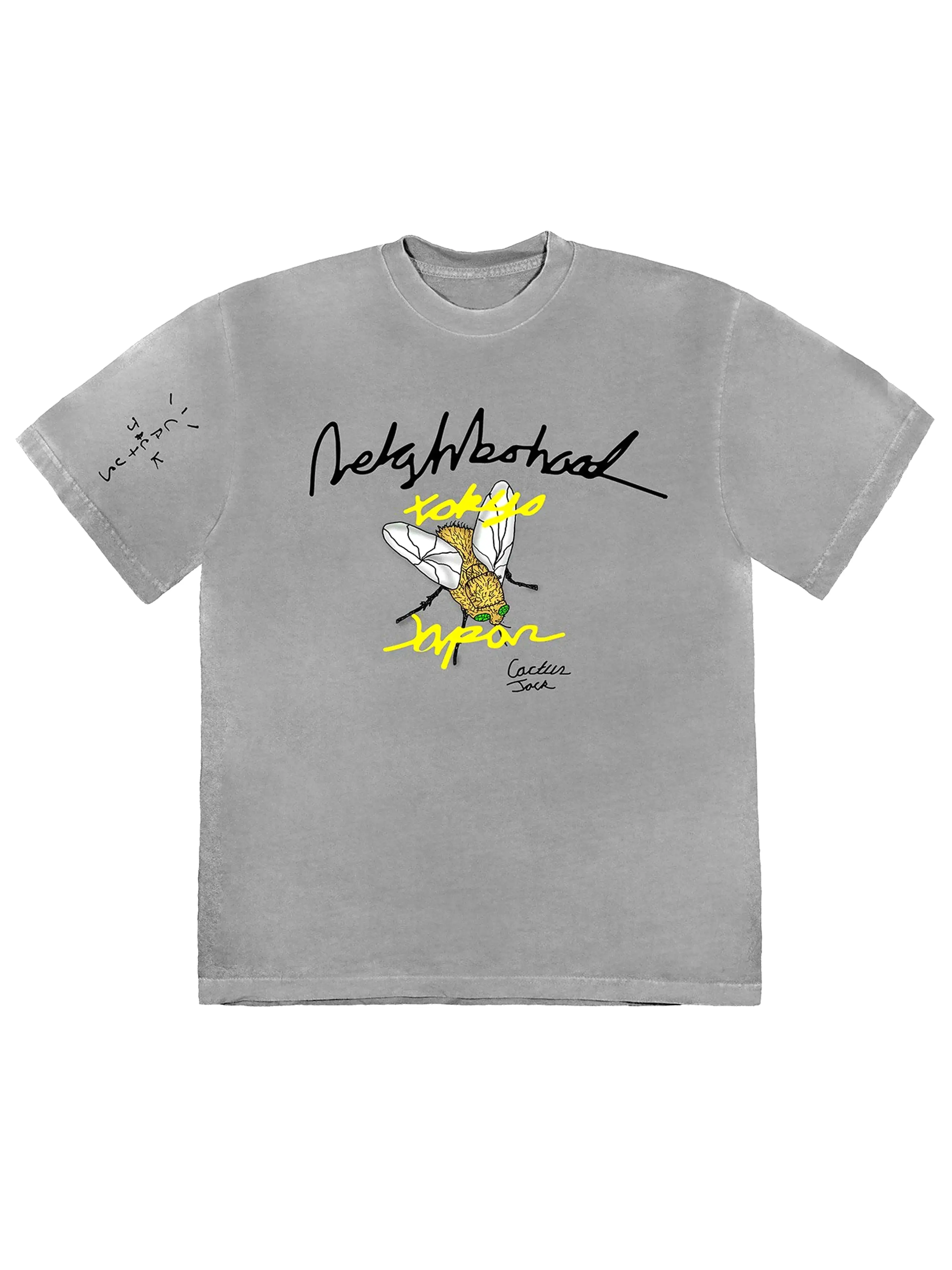 Travis Scott Cactus Jack X Neighborhood Carousel Tee Grey