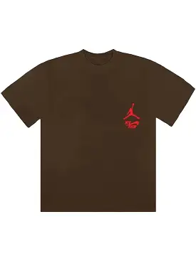 Travis Scott Jordan Cactus Jack Highest T Shirt Brown