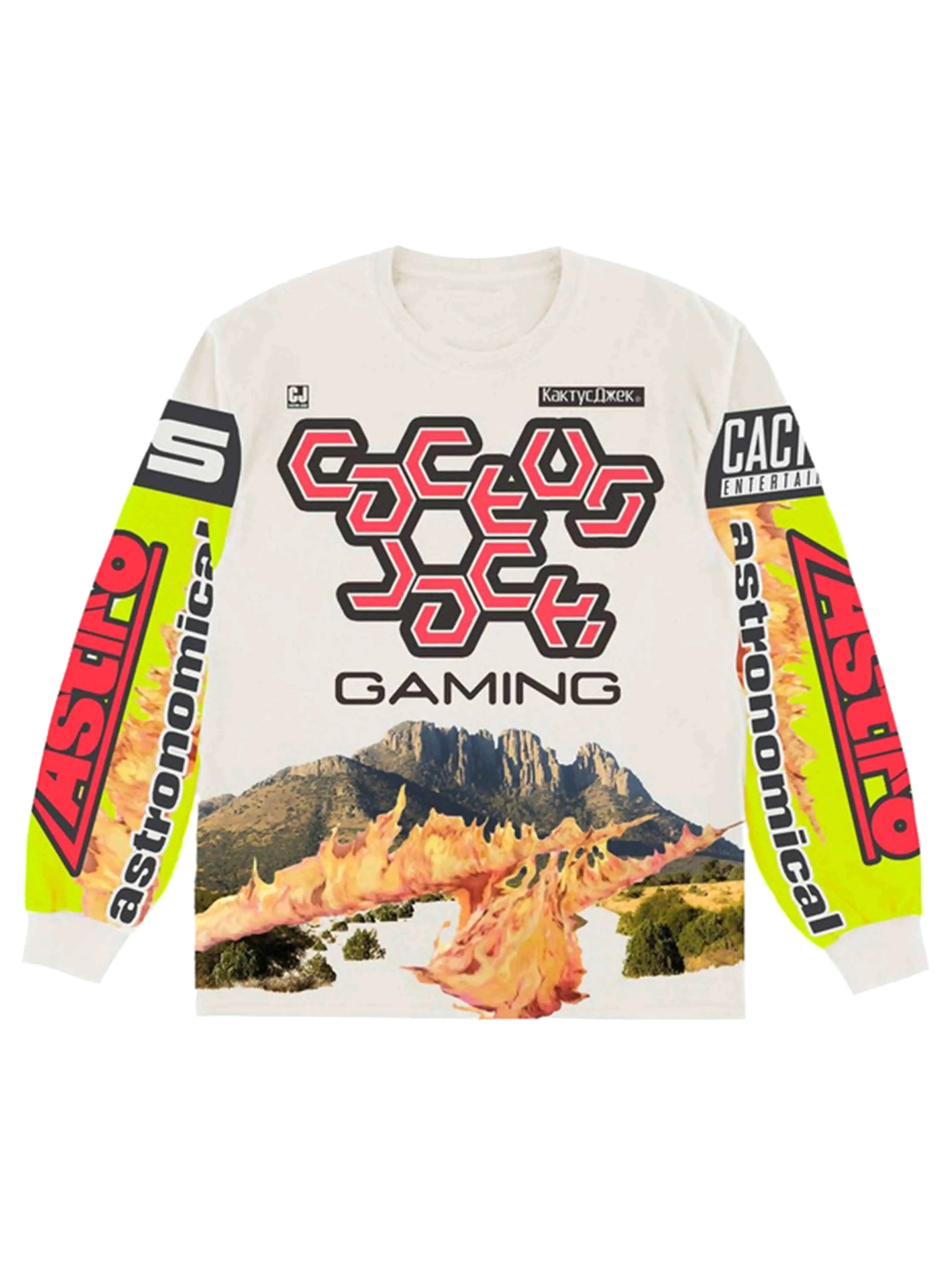 Travis Scott The Scotts Cj Gaming L/S Jersey White/Multi