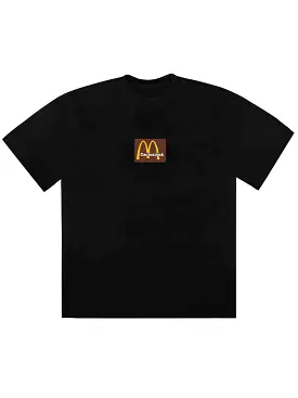 Travis Scott x McDonald's Sesame Inv T-shirt Black Brown