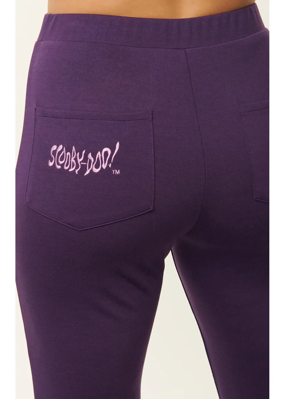 Unique Vintage x Scooby Doo 70's Flare Pants Purple