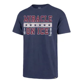 USA HOCKEY MIRACLE ON ICE BLUE '47 SCRUM TEE