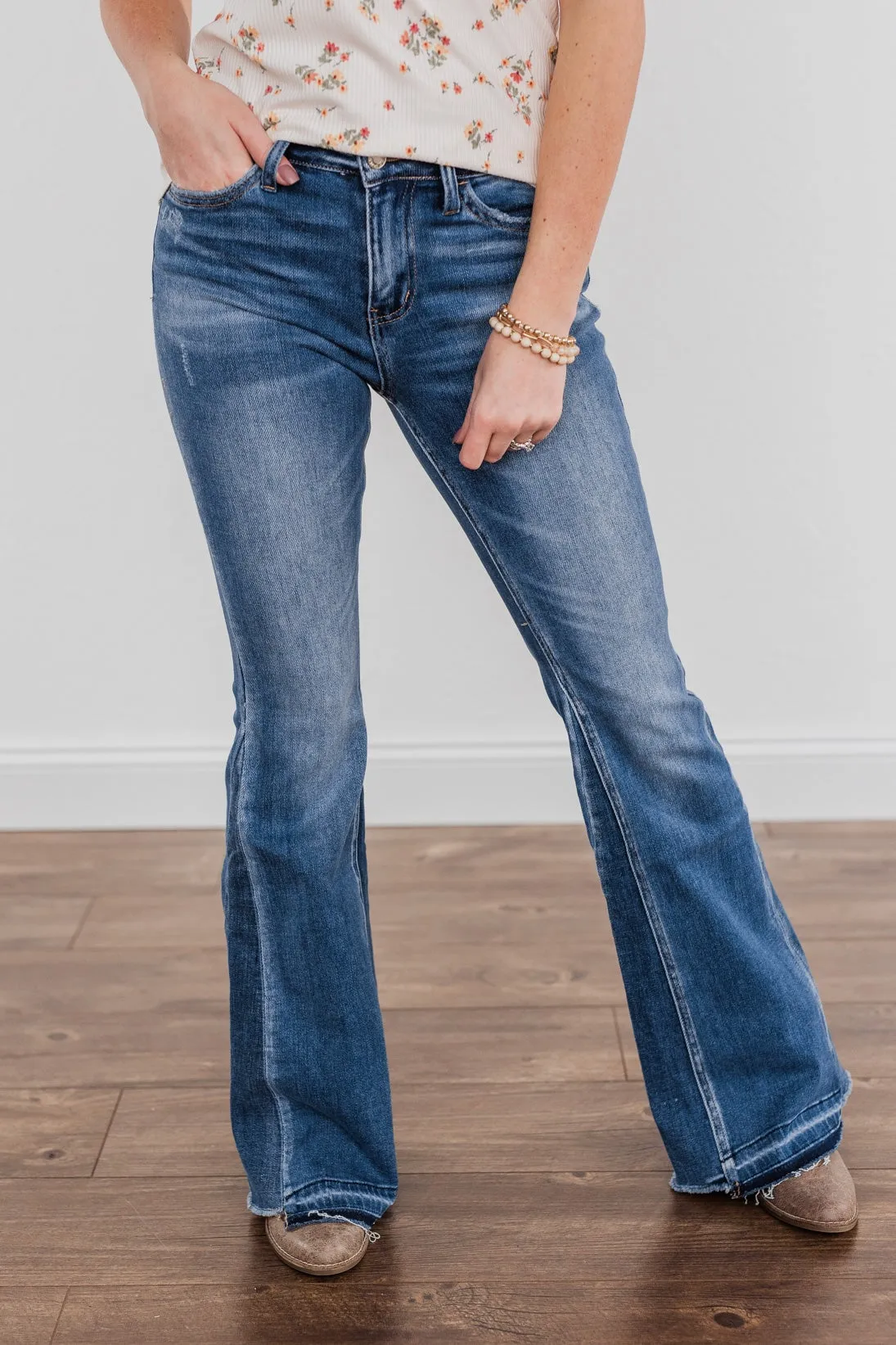 Vervet High-Rise Flare Jeans- Clarice Wash