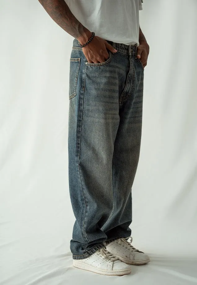 Vintage Baggy Straight Fit Jeans