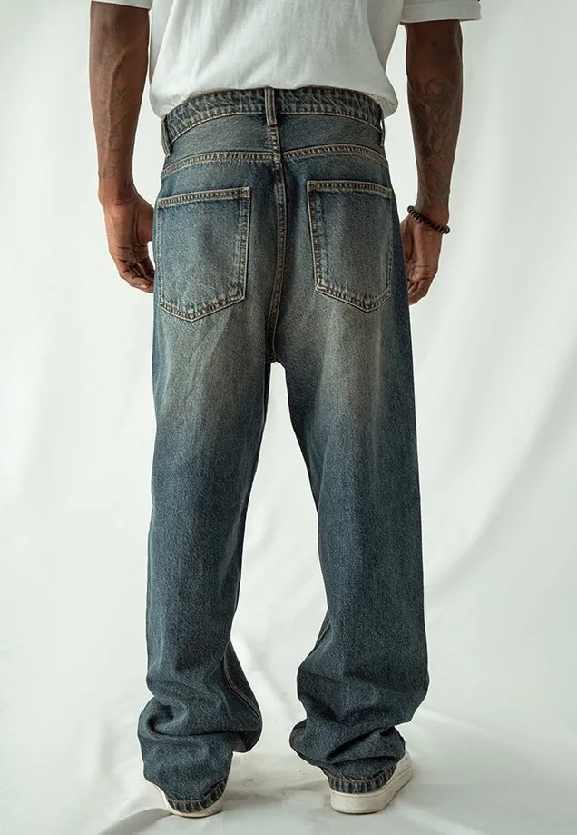 Vintage Baggy Straight Fit Jeans