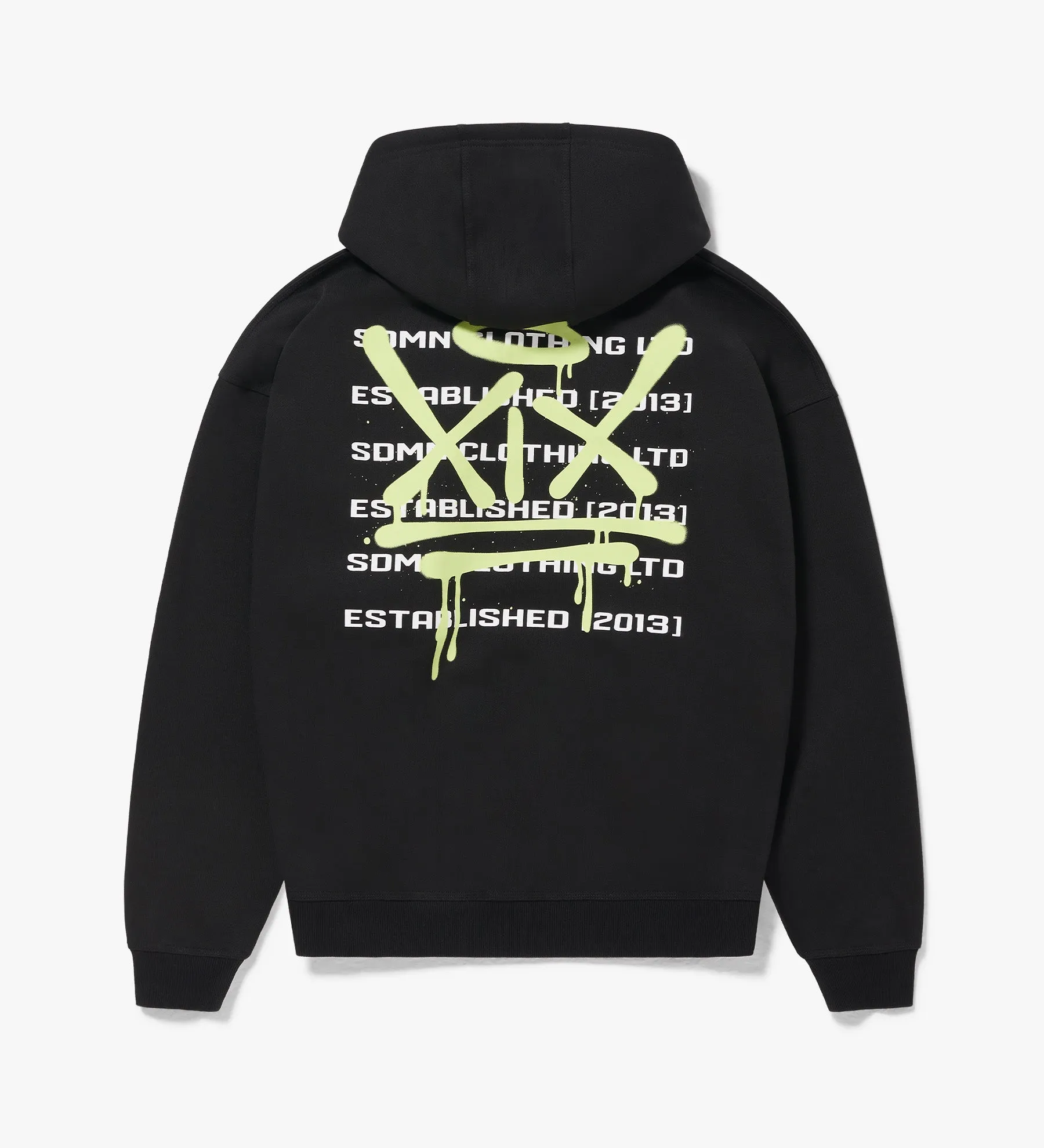 XIX Spray Hoodie [Black/Green]