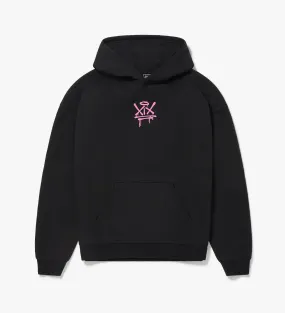 XIX Spray Hoodie [Black/Hot Pink]